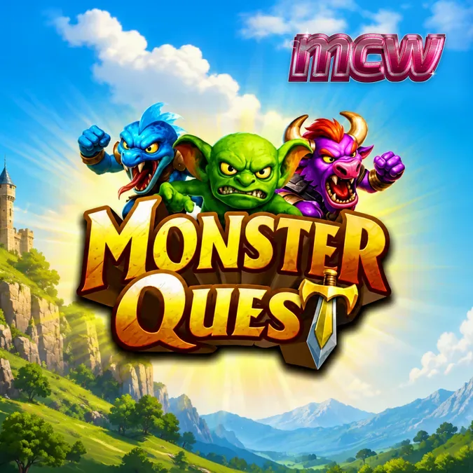 Giao diện trò chơi Monster Quest trên màn hình điện thoại di động